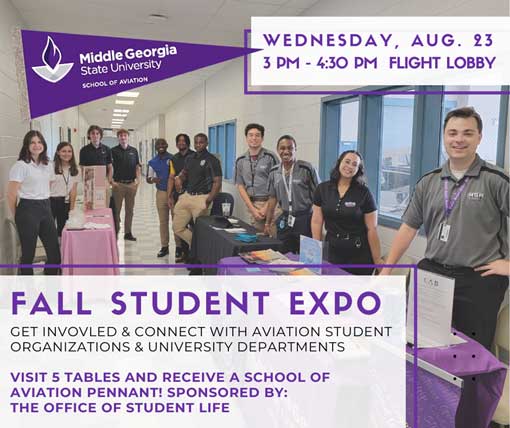 Fall student expo registration flyer. 